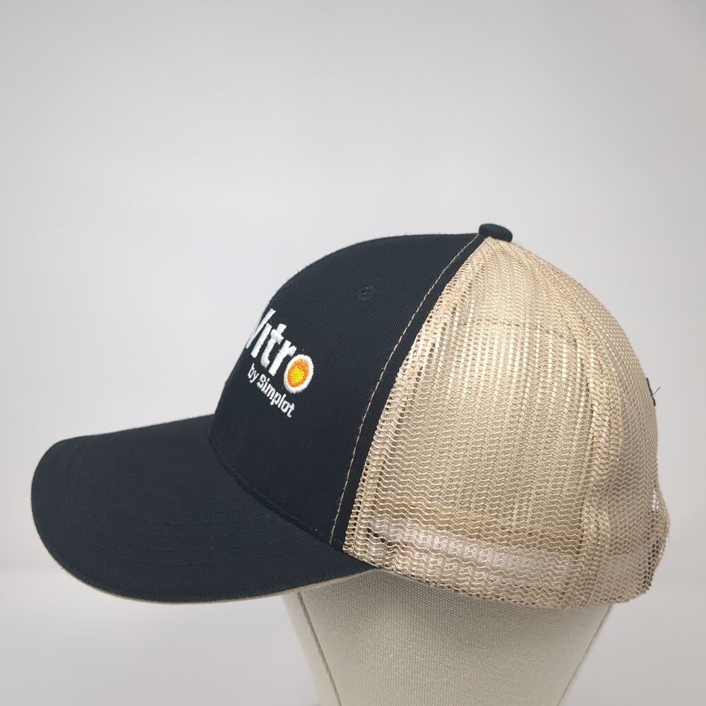 Simvitro By Simplot Strapback Trucker Hat Black O… - image 3